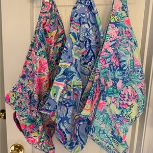 Lilly Pulitzer shorts. Set of 3 🌴☀️💗